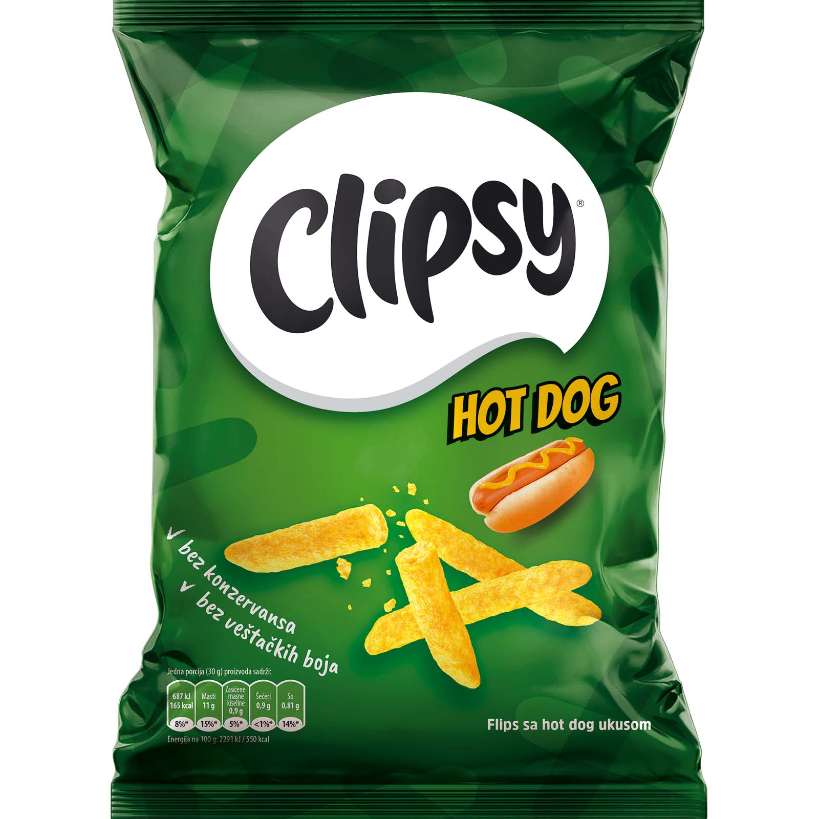 Clipsy hot dog
